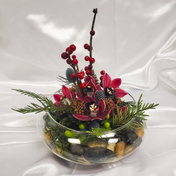 Christmas Center Piece Orchid